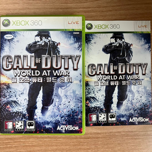 xbox360 콜오브듀티5 월드앳워