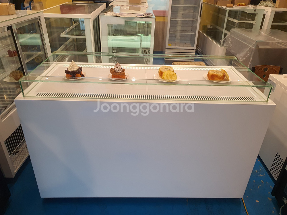 오픈 샌드위치 평대 냉장 쇼케이스,카페 쇼케이스--0