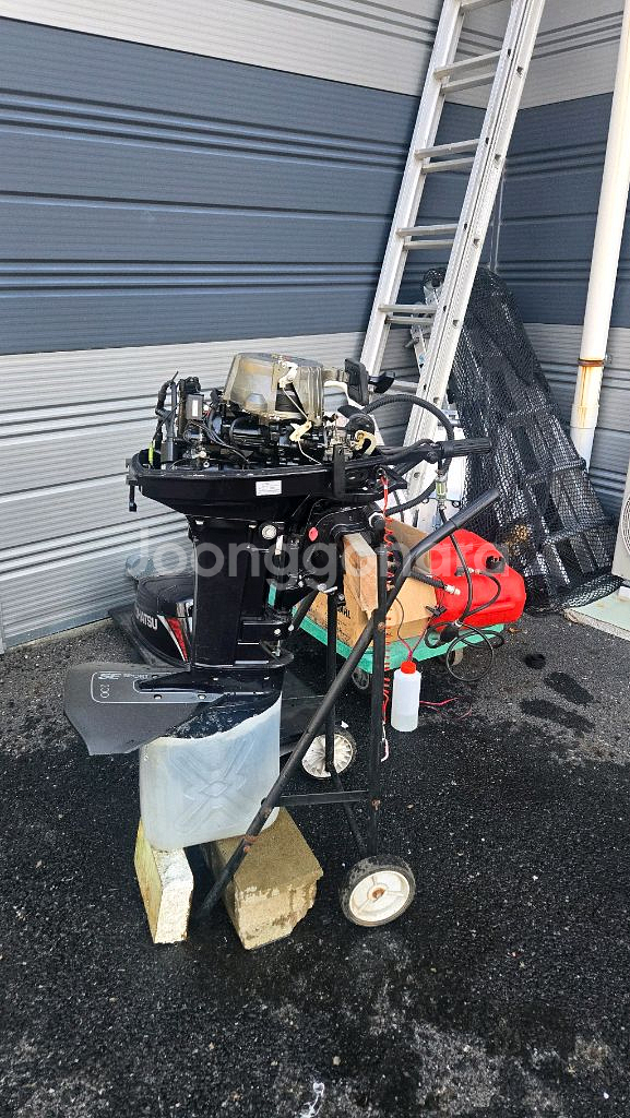 쿠마360 고무보트 알판 하부보강 선외기 도하츠18마력--4