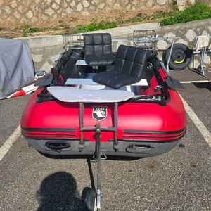 쿠마360 고무보트 알판 하부보강 선외기 도하츠18마력