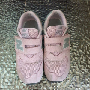 뉴발란스 574 분홍 벨크로 찍찍이 운동화 37.5