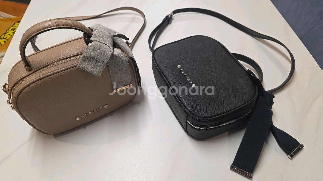 러브캣 크로스백가방 (핑크)--1