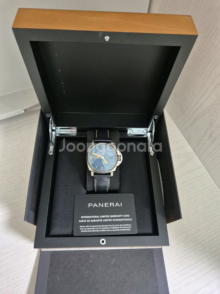 A급 파네라이 청판 GMT 티타늄 45미리 21년 국내--0