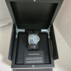 A급 파네라이 청판 GMT 티타늄 45미리 21년 국내
