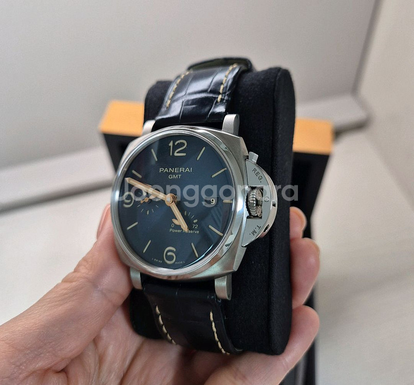 A급 파네라이 청판 GMT 티타늄 45미리 21년 국내--4
