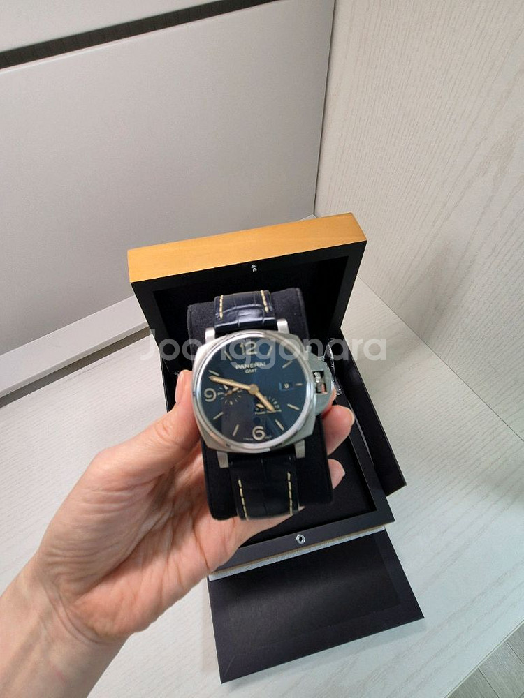 A급 파네라이 청판 GMT 티타늄 45미리 21년 국내--2