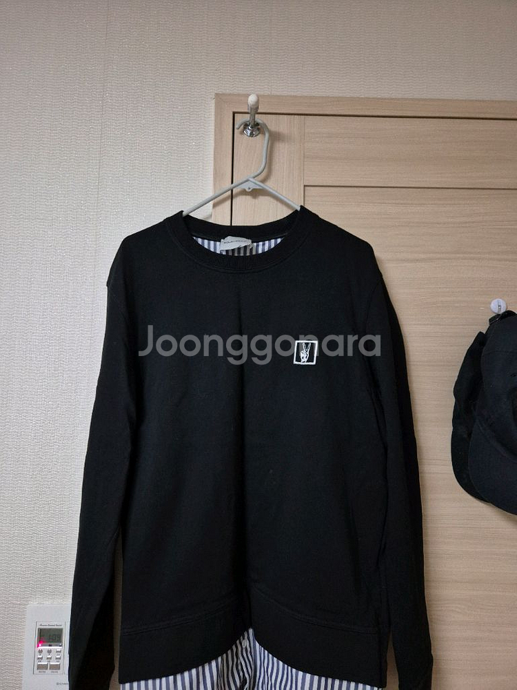 솔리드옴므 레이어드 맨투맨 100--0