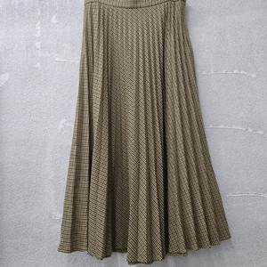 자라 체크플리츠롱스커트 28