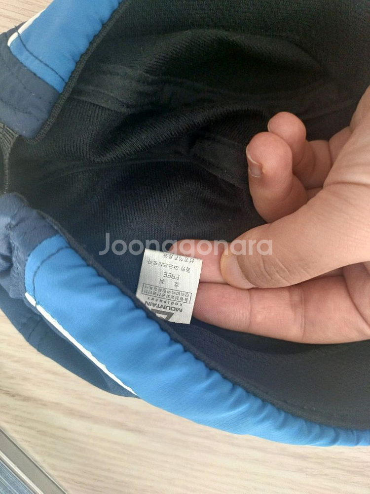 마운틴이큅먼트 모자(파랑)--3