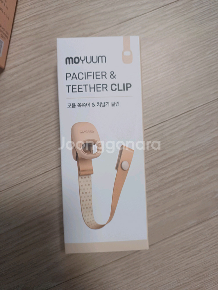 모윰 코끼리치발기와 쪽쪽이클립(미개봉새상품)--2