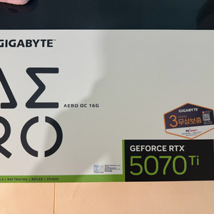 [새상품] 기가바이트 RTX 5070 Ti AERO