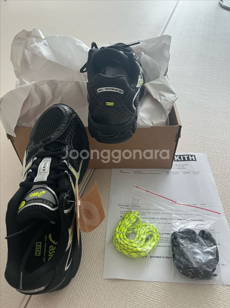 아식스 키스 젤 님버스 10.1 키스 블랙 퓨어 실버--0