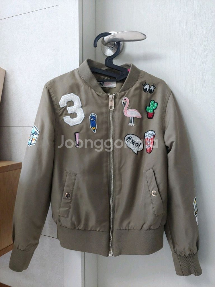 여아 120사이즈 정도 H&M 점퍼(반값택포8000원)--0