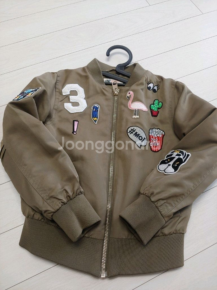 여아 120사이즈 정도 H&M 점퍼(반값택포8000원)--2