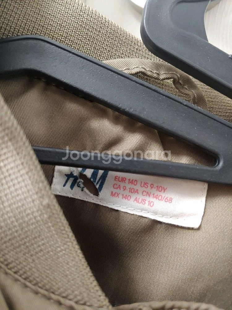 여아 120사이즈 정도 H&M 점퍼(반값택포8000원)--3