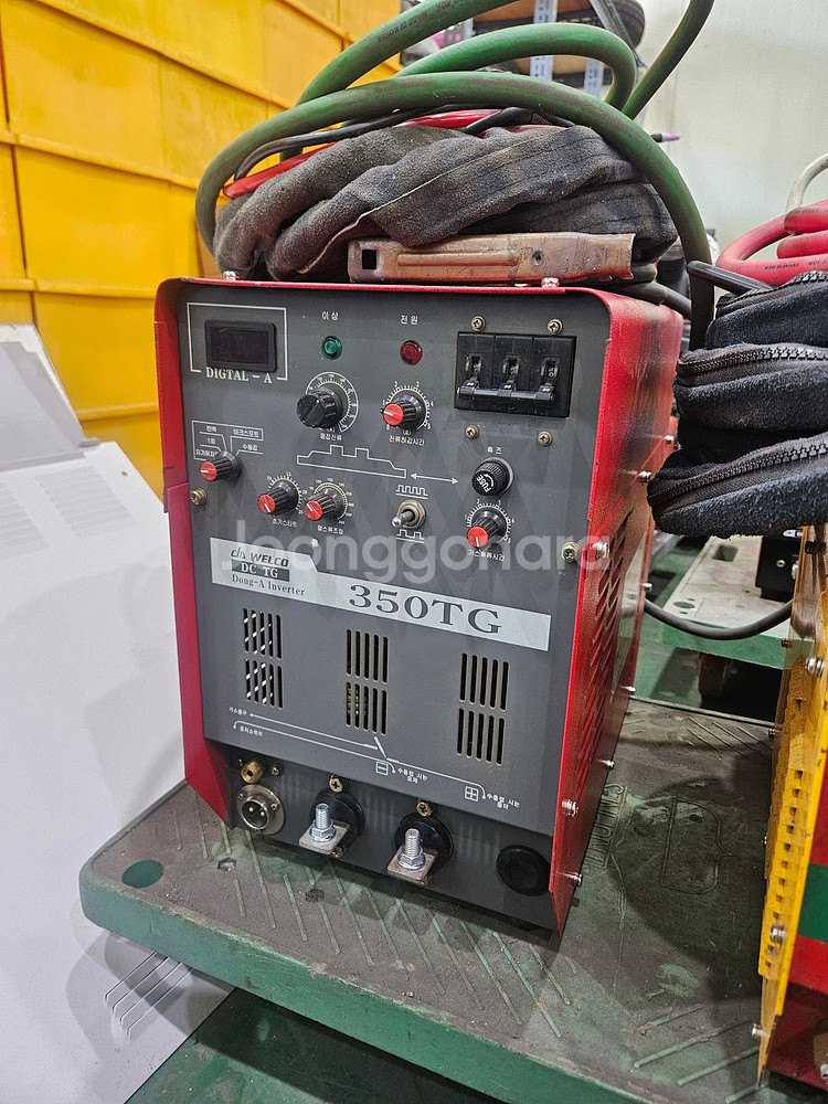 중고 국산 알곤용접기 350AA--0