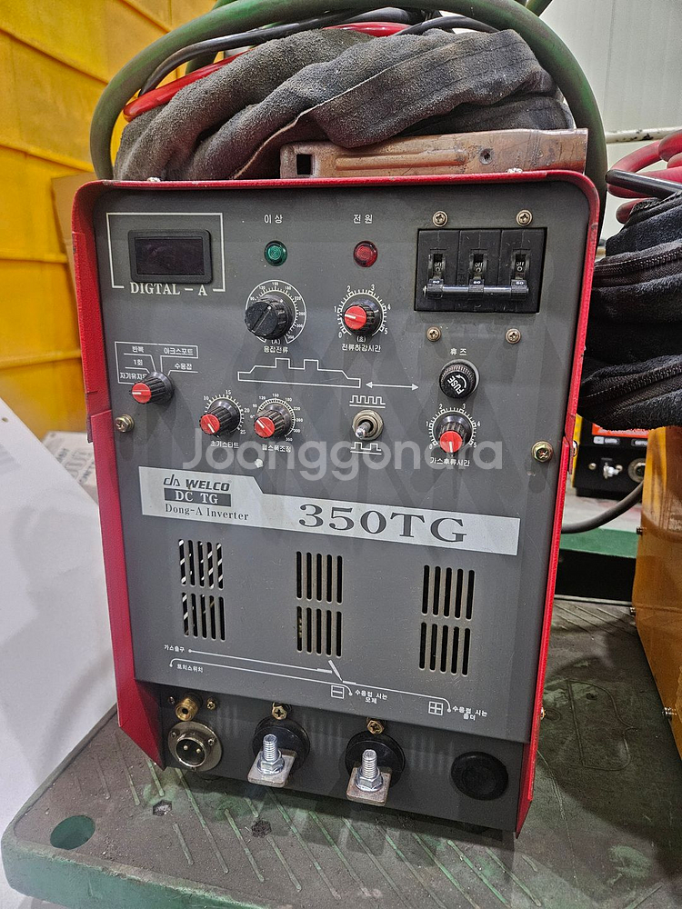 중고 국산 알곤용접기 350AA--1