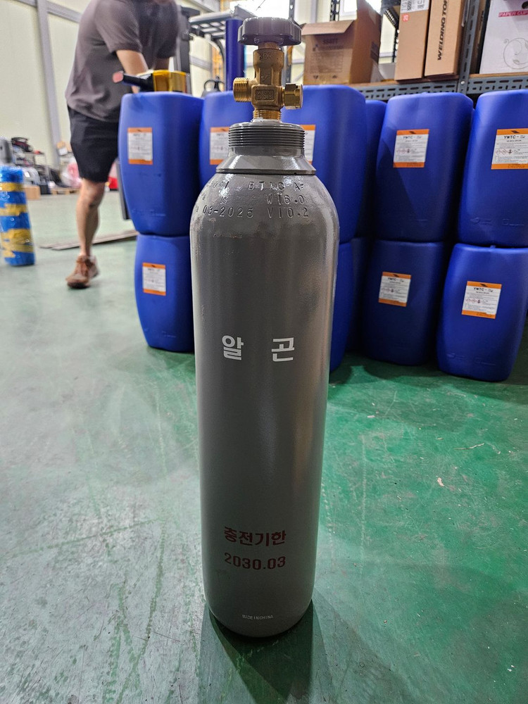 휴대용 알곤가스통,CO2가스통(가스완충)--2