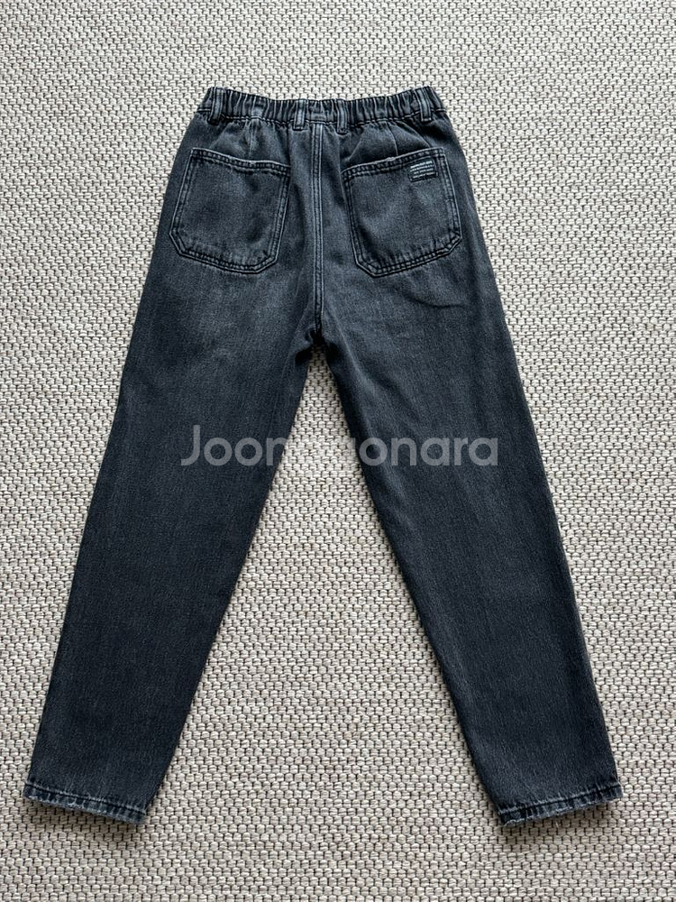 자라 보이즈 키즈 밴딩 흑데님 바지 판매합니다. (11--2