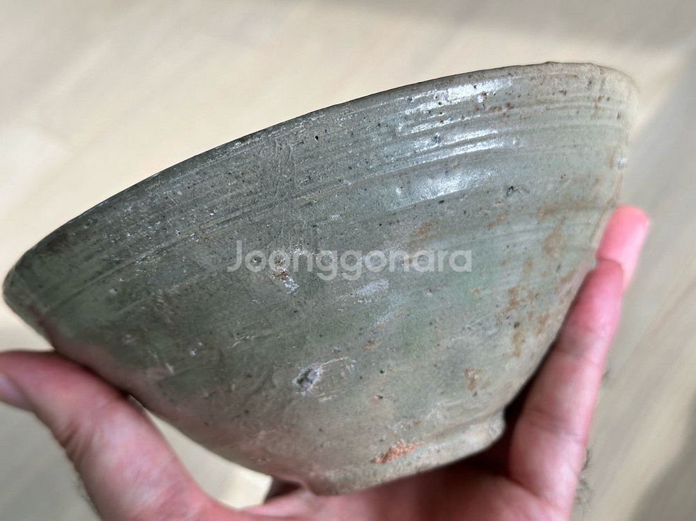 고려말 고려청자완--4