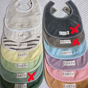 얼쓰빕 턱받이 새상품