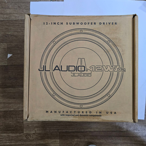 JL W3v2 4옴듀얼 300W 우퍼스피커 판매합니다