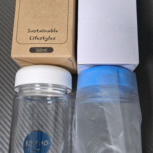 새상품) 투명 보틀 2개