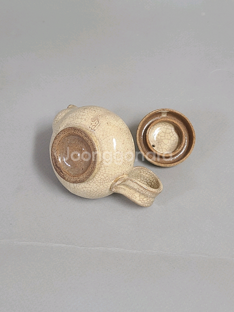 묵전요 김평샘 분청다관--5