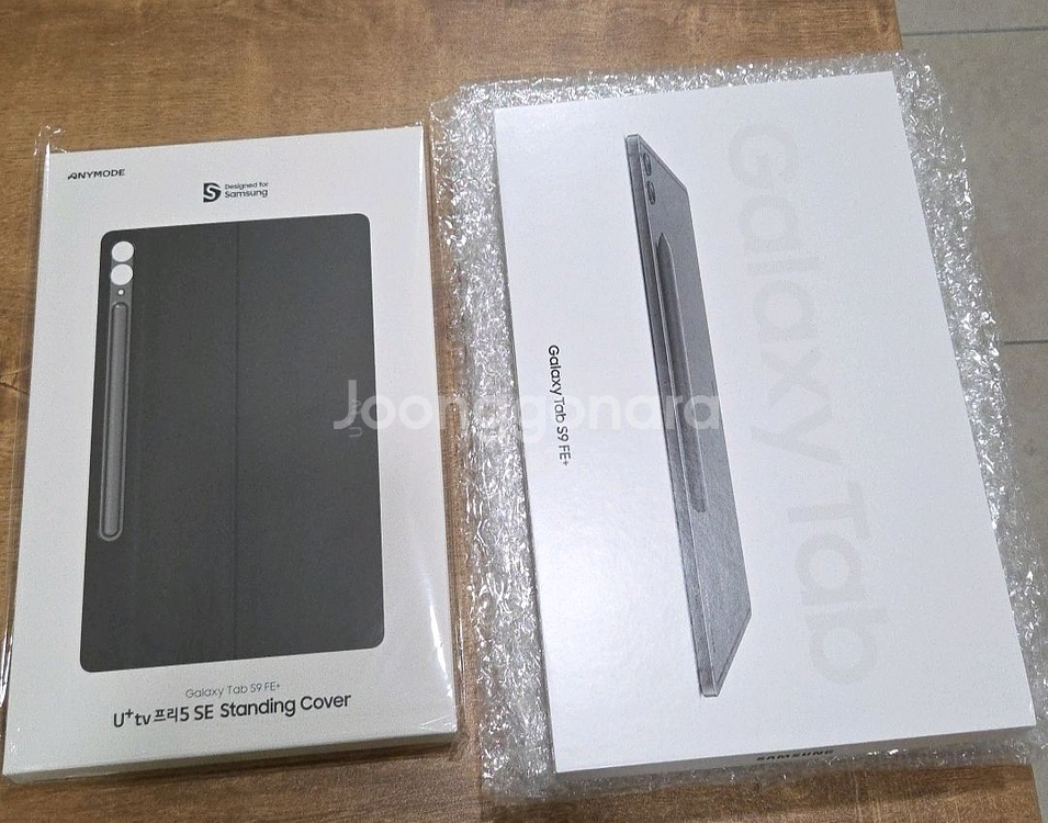 미개봉 갤럭시탭 S9 FE+128gb+스탠딩커버--0