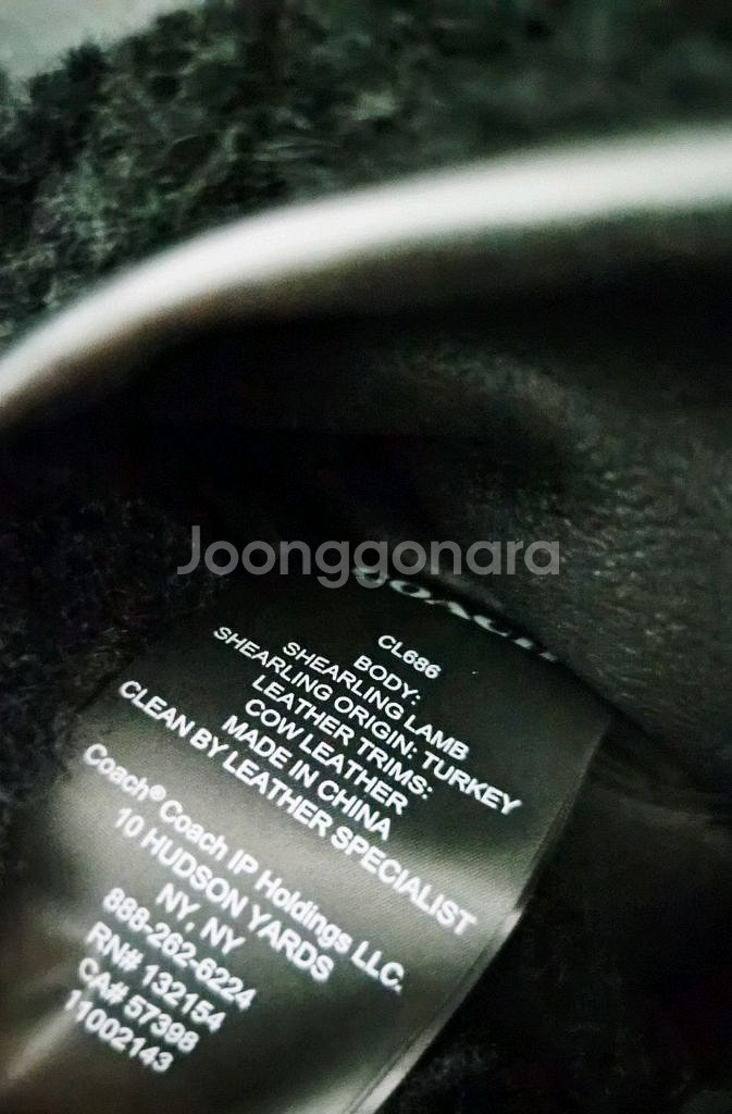 코치 시어링 리버시블 양가죽 소가죽 양면 베스트--2