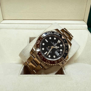 롤렉스 gmt 마스터2 루트비어 로골금통
