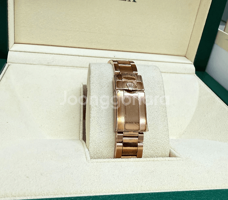 롤렉스 gmt 마스터2 루트비어 로골금통--3