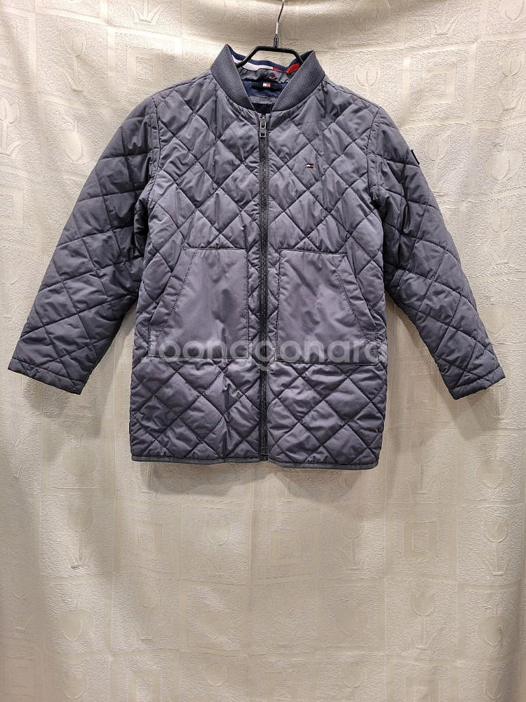 타미힐피거 키즈 퀼팅 자켓 경량패딩 128--0