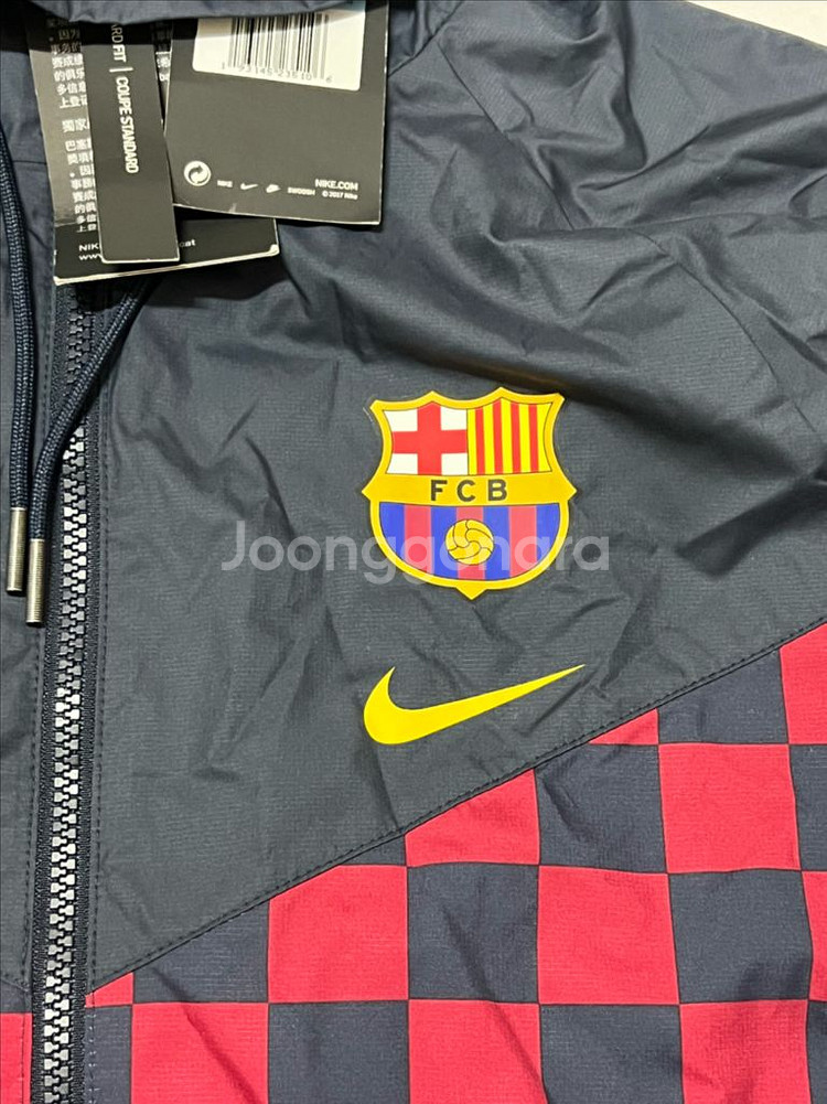 [M] 나이키 fc바르셀로나 윈드러너 자켓 새상품--1