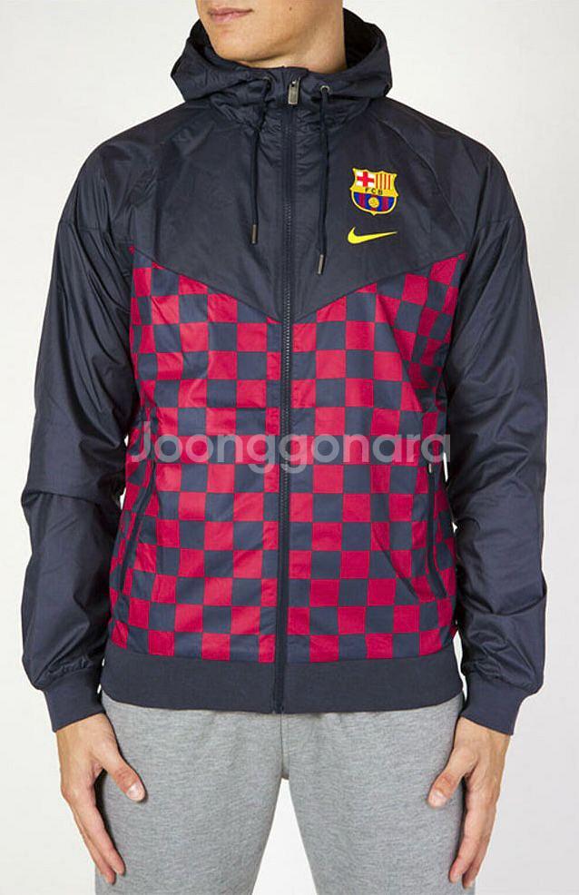 [M] 나이키 fc바르셀로나 윈드러너 자켓 새상품--5