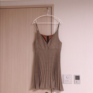 플리츠 미니원피스