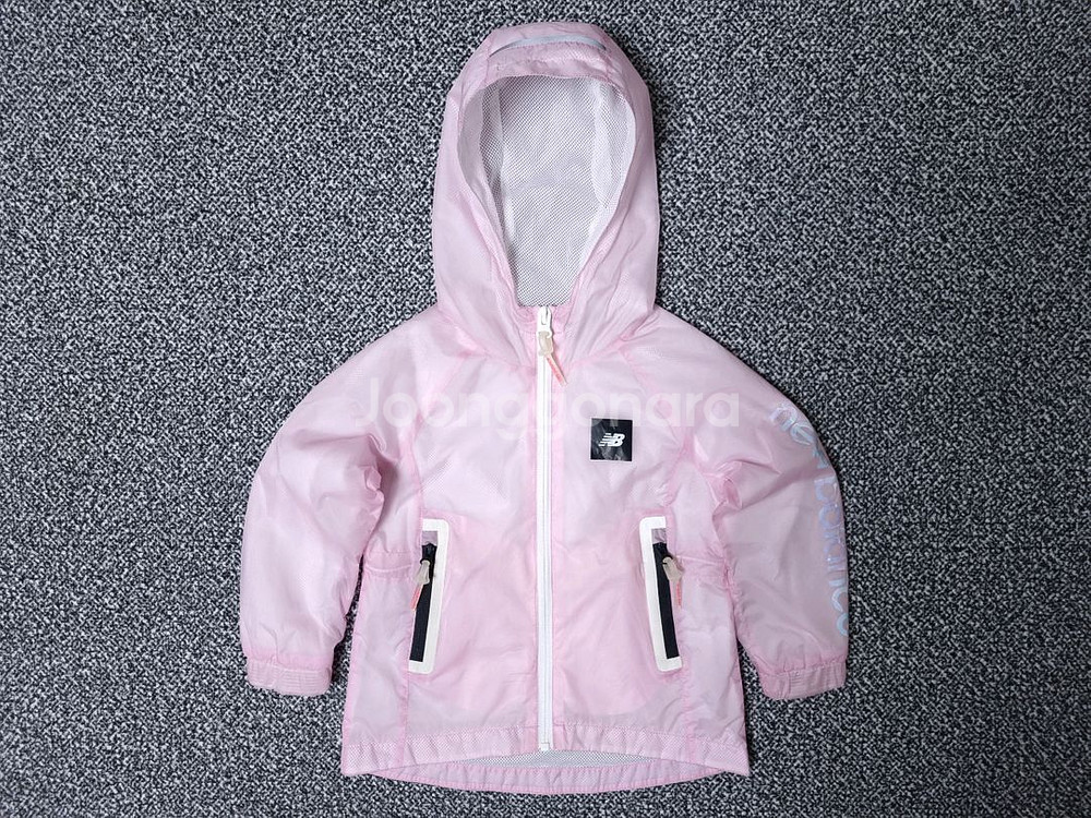 [무료배송][100]뉴발란스 키즈 바람막이 후드집업--0