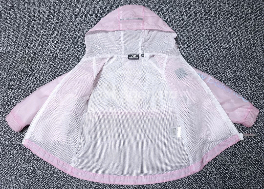 [무료배송][100]뉴발란스 키즈 바람막이 후드집업--4