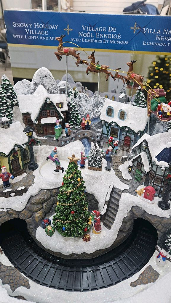 크리스마스 눈오는마을 오르골 판매합니다--1