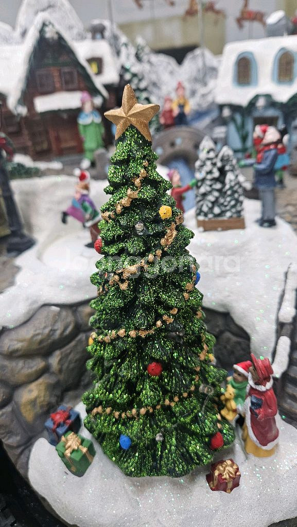 크리스마스 눈오는마을 오르골 판매합니다--6