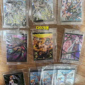 원피스 웨하스카드 팝니다. 와노쿠니, 정상결전등