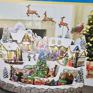 크리스마스 눈오는마을 오르골 판매합니다