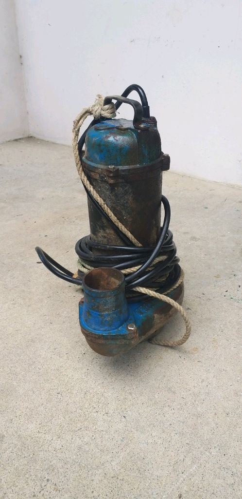 2마력 테티스 SP-1900S 수중 물 모터 배수 펌프 이미지