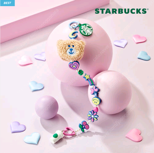 스타벅스/타월/참/베어리스타/3단우산 이미지