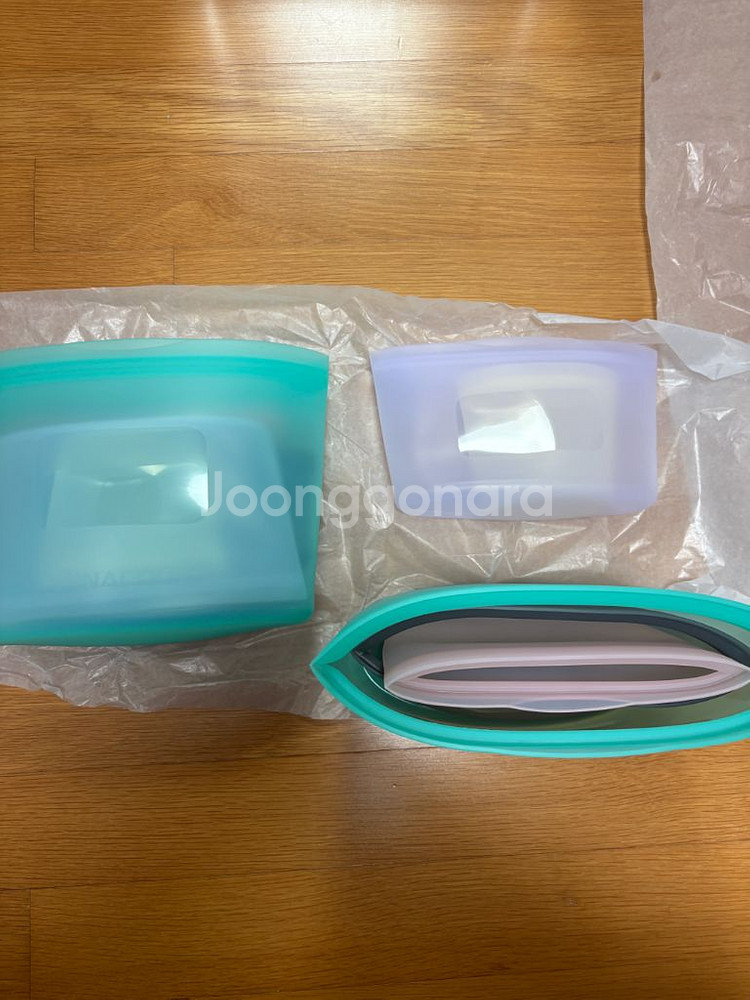 (새상품) 모나쿡 실리콘 지퍼백 10종 세트--1