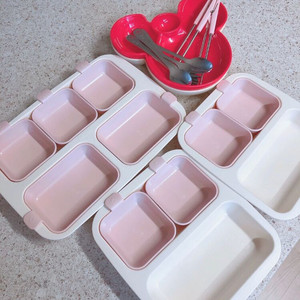 네스틱 유아 식판 & 미키 식기 세트