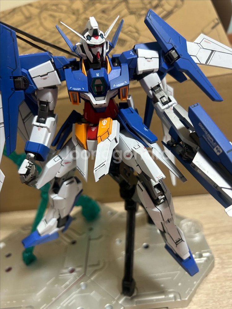 반다이 MG 에이지2건담 도색+mg다크하운드도색 일괄판--2