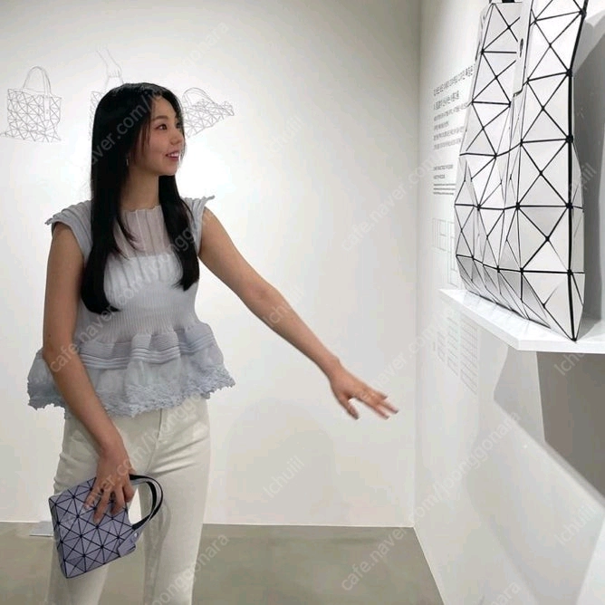 이세이미야케 아상블라주 탑,리프플리츠 원피스 이미지