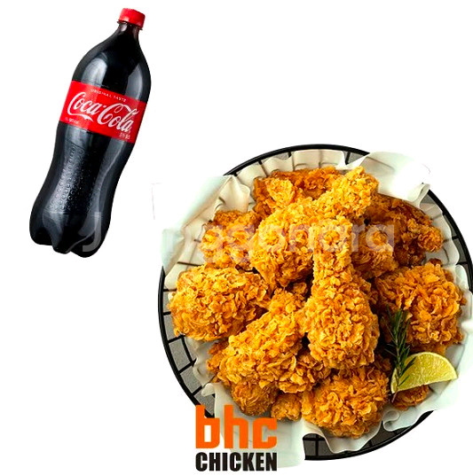 BHC 후라이드 치킨+콜라--0