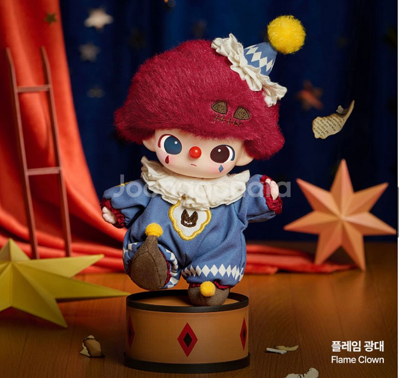 팝마트 와이소시리어스 디무 플레임 광대 피규어 키링 인--0